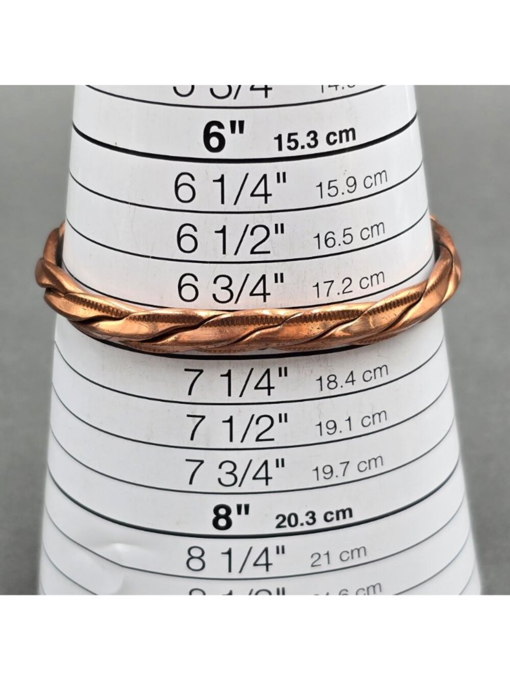 Vintage Copper Cuff Bracelet Set Braided Twisted Heavyweight Statement Lot 4pc - Picture 8 of 15
